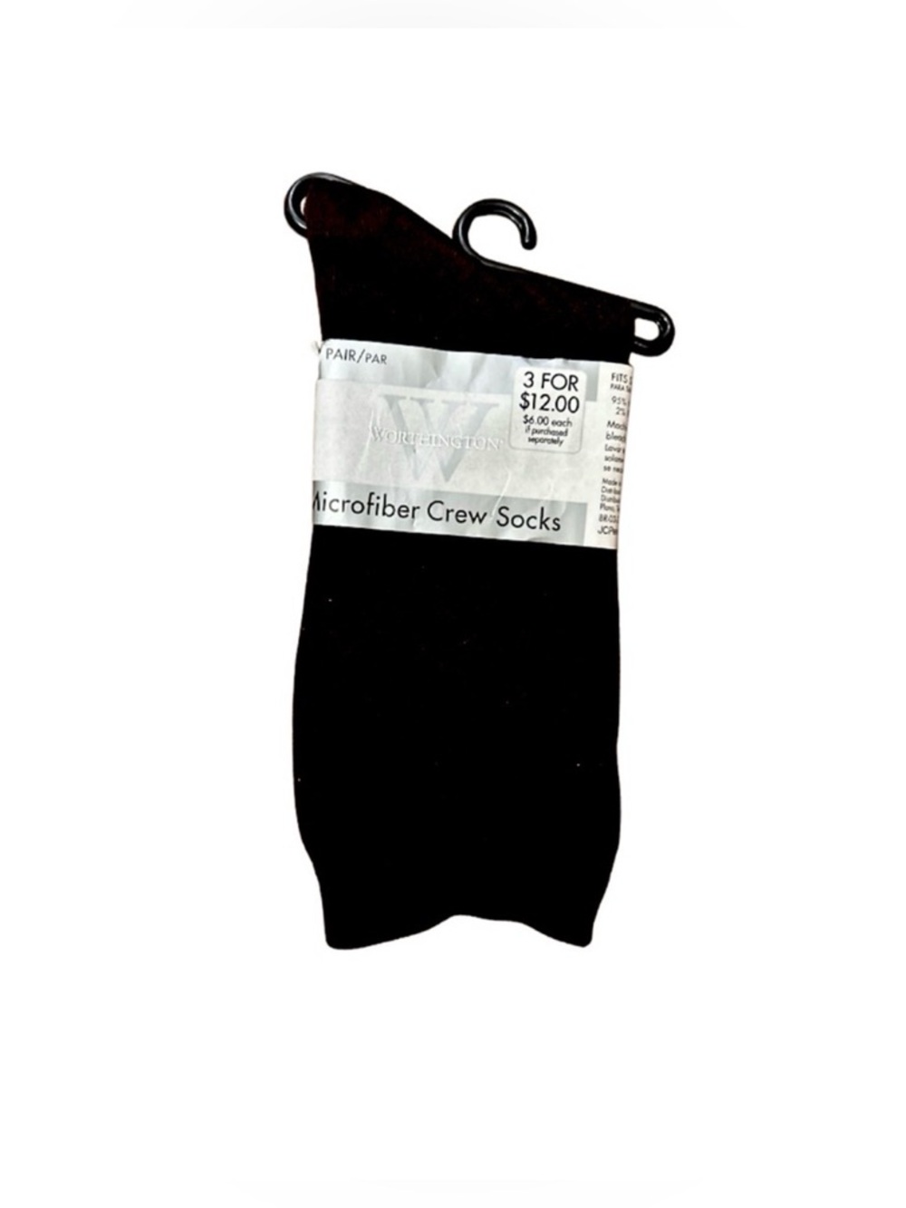 Worthington Microfiber Crew Socks
